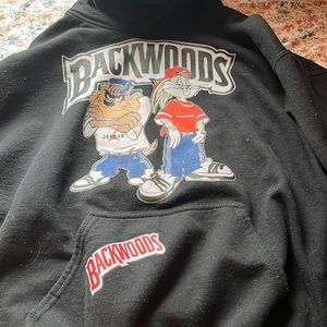 backwoods hoodie size medium with the front pockets